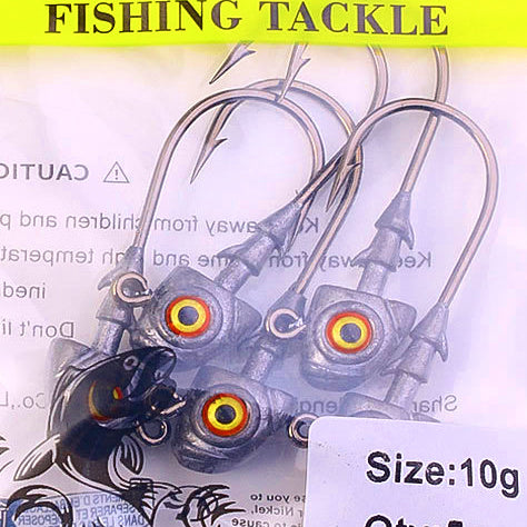 Fish Eye Jig Head Hooks, 3.5–14 g (1/8–1/2 oz), 5-Pack – option photo