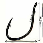 Aji Saltwater Hooks, Ring Eye Barbed, 12 Pack – option photo