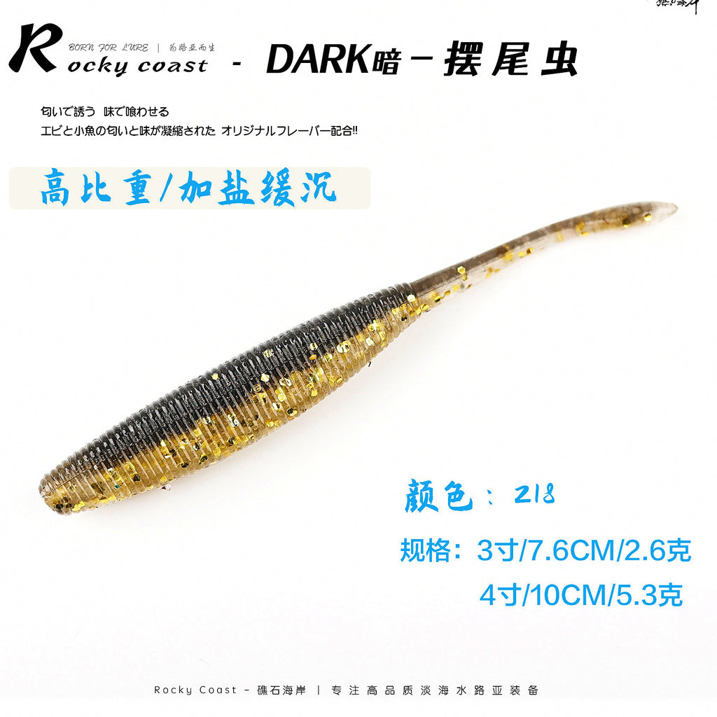 Paddle Tail Soft Swimbait, 3 in & 4 in (7.6 & 10 cm) – option photo