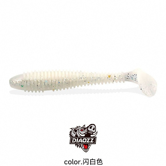 T-Tail Soft Shrimp Lure, 15 pcs, 3.5–6.5 cm (1.4–2.6 in) – option photo