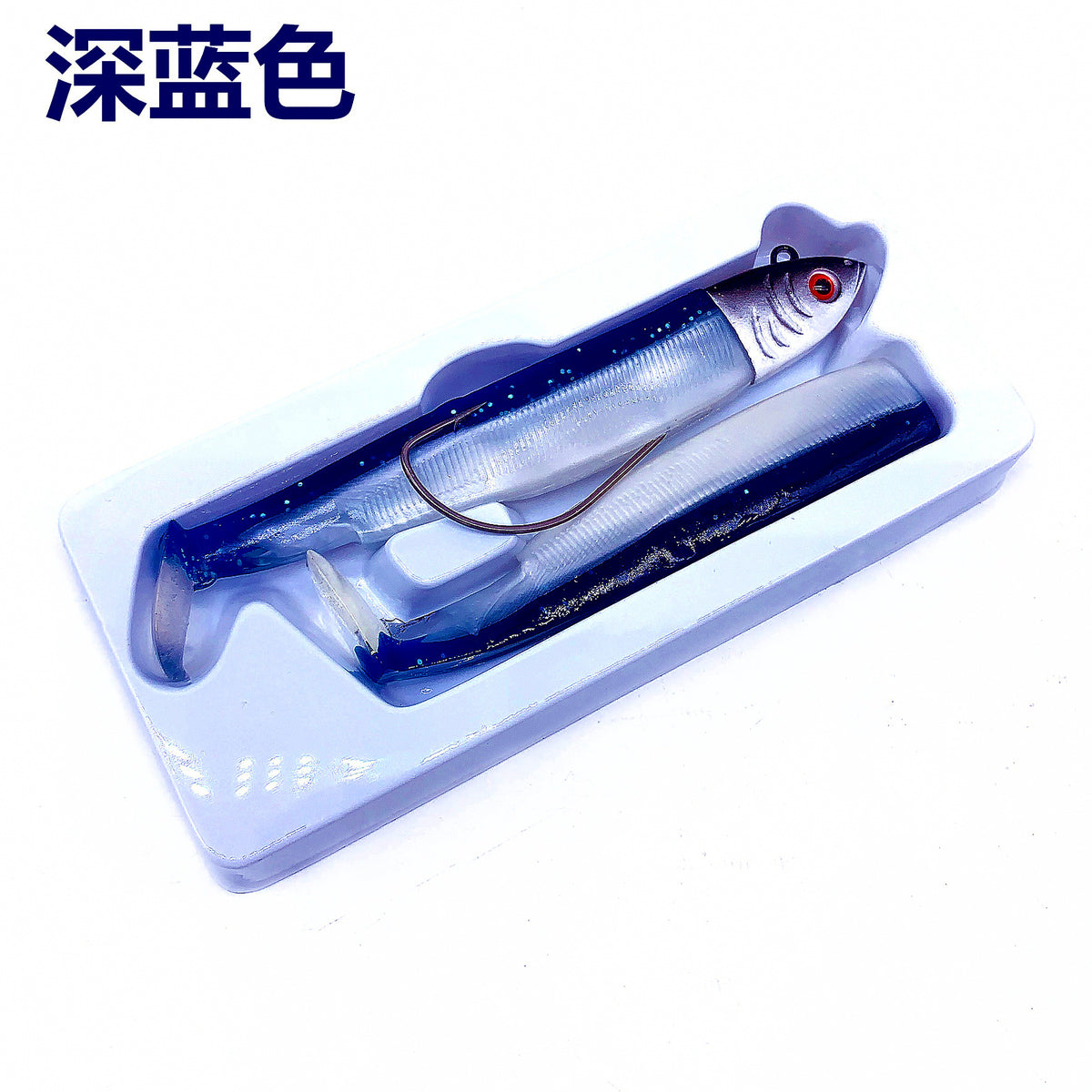 Jighead Paddle Tail Soft Swimbait, 2 Pack, 15 g or 30 g – option photo