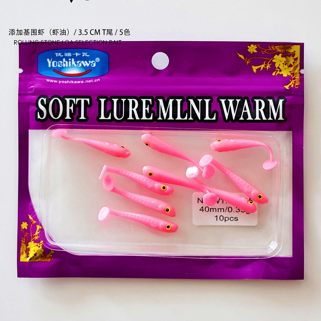 Mini T-Tail Grub Soft Bait, 3.5 cm (1.4 in), Jig Heads – option photo