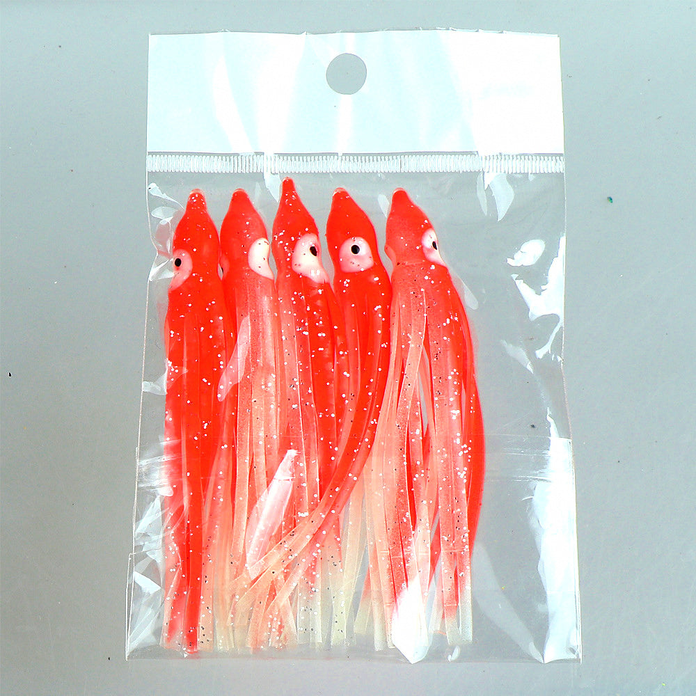Glow Octopus Squid Lure, 5-Pack, 5–12 cm (2–4.7 in) – option photo