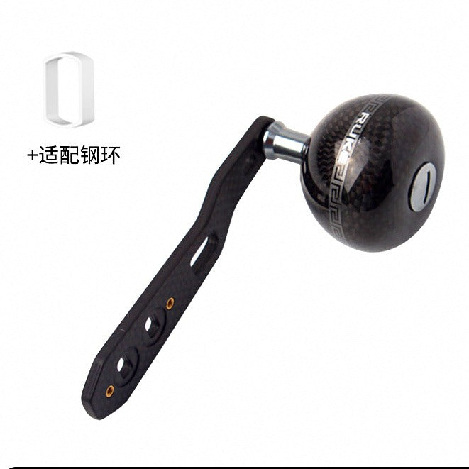 Baitcasting Reel Handle, Carbon Single Arm with Carbon Knob – option photo