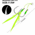 Jig Assist Hooks with Silicone Strands, 2 Pairs per Pack – option photo