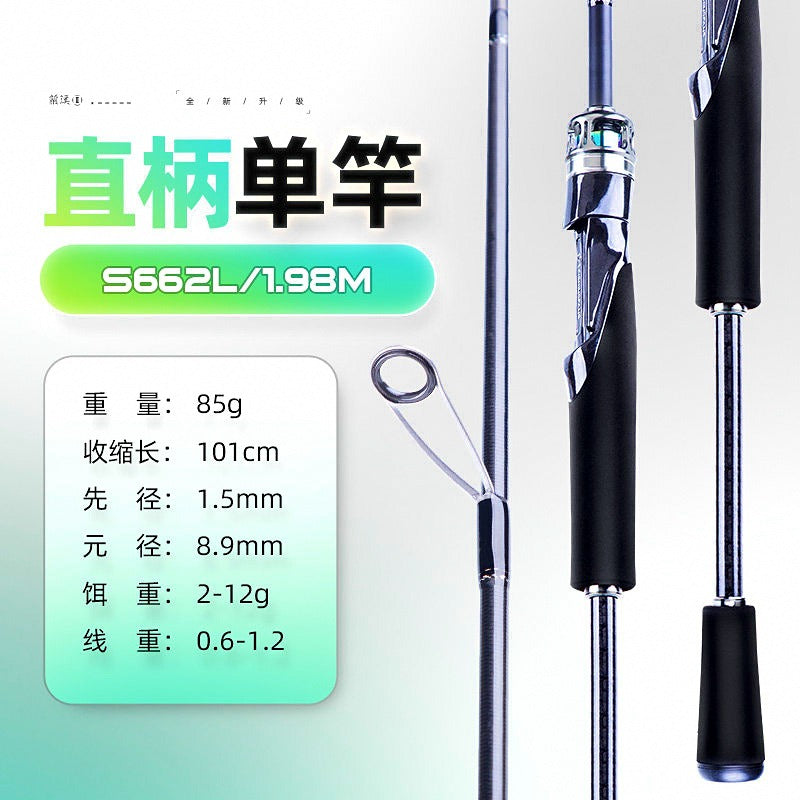 2-Piece Fast Action Carbon Lure Rod, 1.98–2.43 m (6.5–8 ft) – option photo