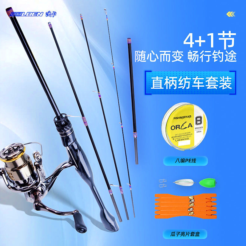 5-Piece Ultralight Travel Rod, 1.48–1.68 m (58–66 in) – option photo