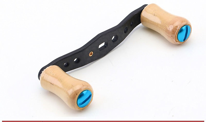 Carbon Fiber Reel Handle with Cork Knob, Baitcaster Upgrade – option photo