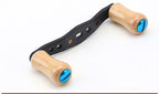 Carbon Fiber Reel Handle with Cork Knob, Baitcaster Upgrade – option photo
