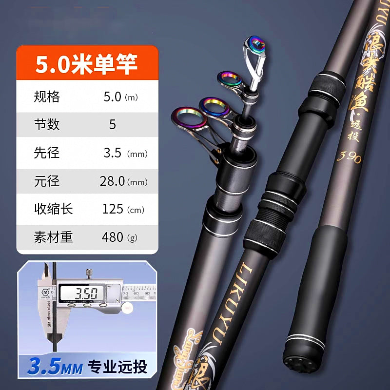 Carbon Casting Rod, Ultra-Hard Action, 3.6–5.4 m (12–18 ft) – option photo