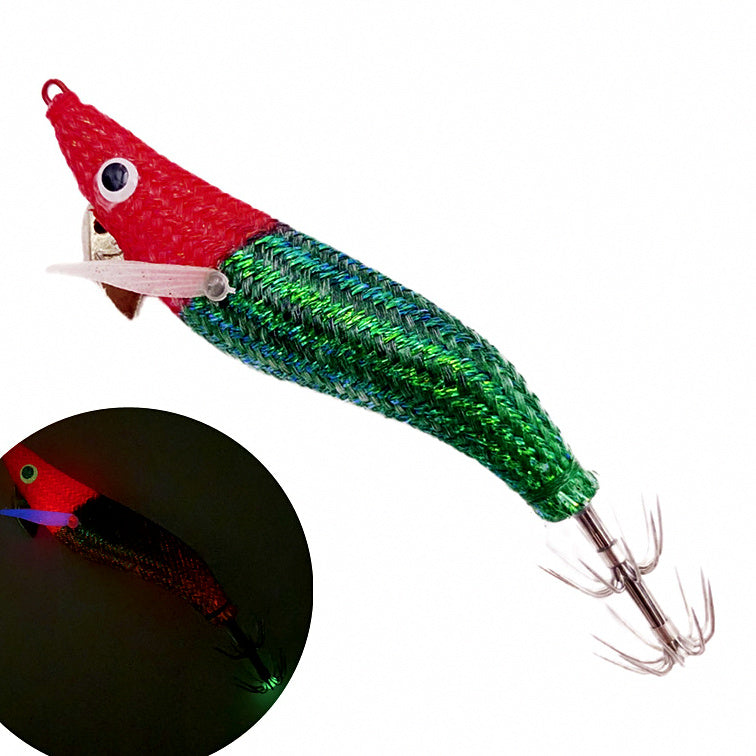 Glow Wood Shrimp Squid Jig, 9 cm / 8 g (0.28 oz) – option photo