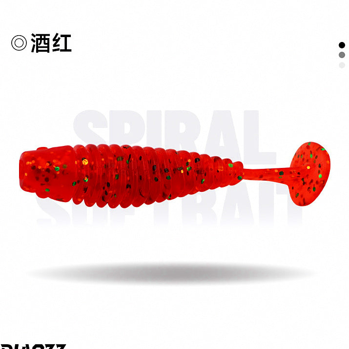 T-Tail Grub Soft Baits, 3.6–4.6 cm (1.4–1.8 in), 15 Pack – option photo