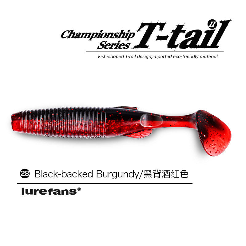 T-Tail & Curly Tail Soft Plastic Swimbait, 2.0–3.0 in – option photo