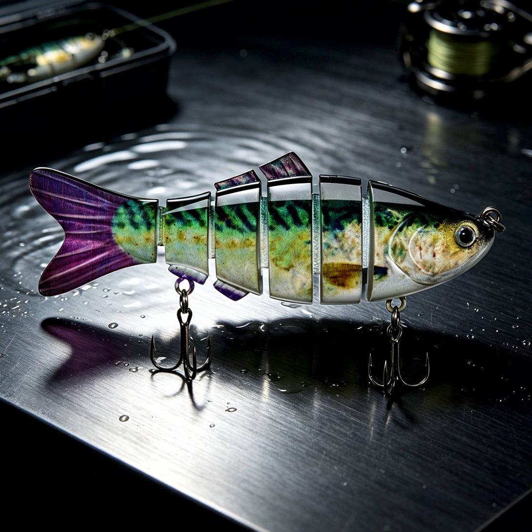 6-Segment Jointed Swimbait Hard Lure, Saltwater – option photo