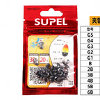 Split Shot Sinkers, Pinch-On Open Style, Sizes G5–5B – option photo