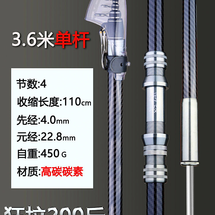 Carbon Long Cast Sea Fishing Rod, 3.6–5.4 m (11.8–17.7 ft) – option photo