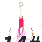 Slow Pitch Jig Assist Hooks, UV Glow Thread, 10-Pack – option photo
