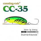 Mini Minnow Lure, Slow Sinking & Floating, 3–5 g (0.11–0.18 oz) – option photo