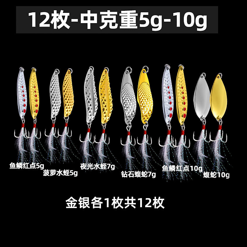 Casting Spoon Lure Set, 3–20 g (0.1–0.7 oz) – option photo