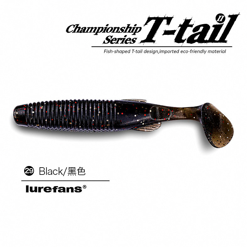 T-Tail & Curly Tail Soft Plastic Swimbait, 2.0–3.0 in – option photo