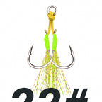 UV Green Jig Assist Hooks, Single or Double, 10-Pack – option photo