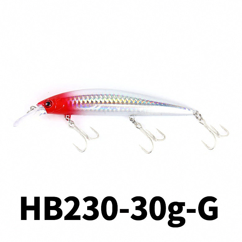 Glow Sinking Minnow Hard Bait, 11 cm (4.3 in), 30 g (1.1 oz) – option photo