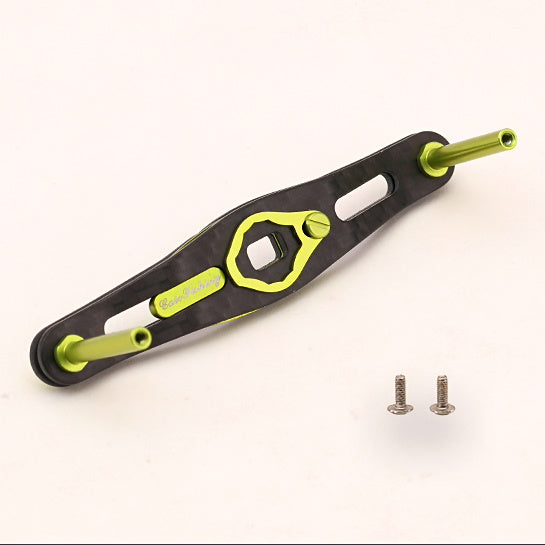Dual Carbon Fiber Baitcasting Reel Handle, Left or Right – option photo
