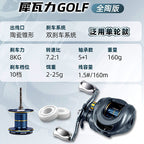 DC Round Baitcasting Reel, 7.2:1 Gear Ratio, 6 Bearings – option photo