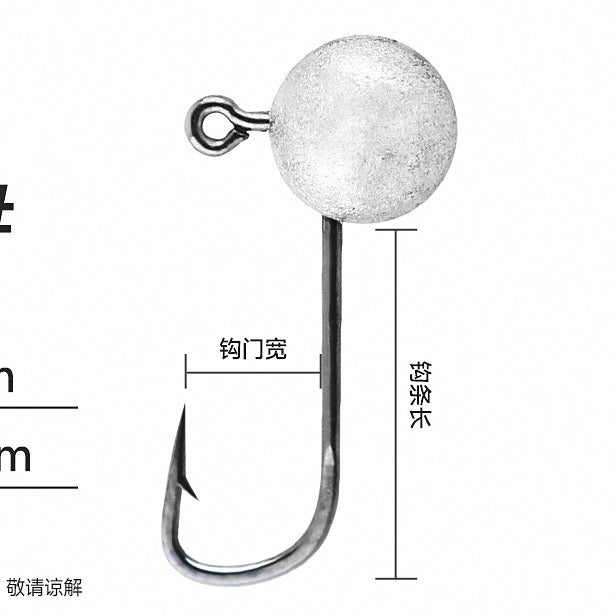 Jig Head Hooks for Soft Baits, #8 to 1/0, 1–7 g (0.04–0.25 oz) – option photo