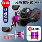 Teardrop Baitcasting Reel, 8 Bearings, Metal Spool – option photo