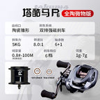P6 Teardrop Baitcasting Reel, 8.0:1, Micro or General Spool – option photo