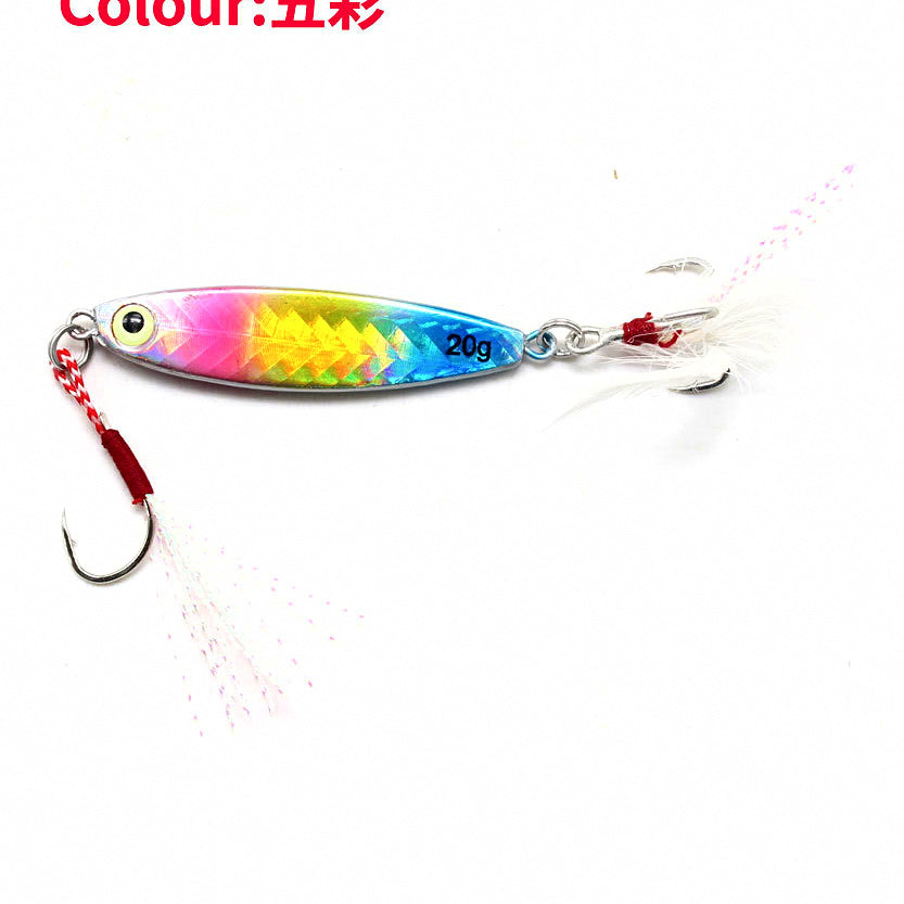 Casting Metal Jig, Feather Hook Option, 7–30 g (0.25–1.06 oz) – option photo