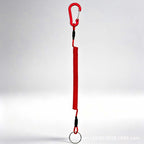 Fishing Pliers Lanyard, Coiled Steel Wire Tether, 1–3 m – option photo
