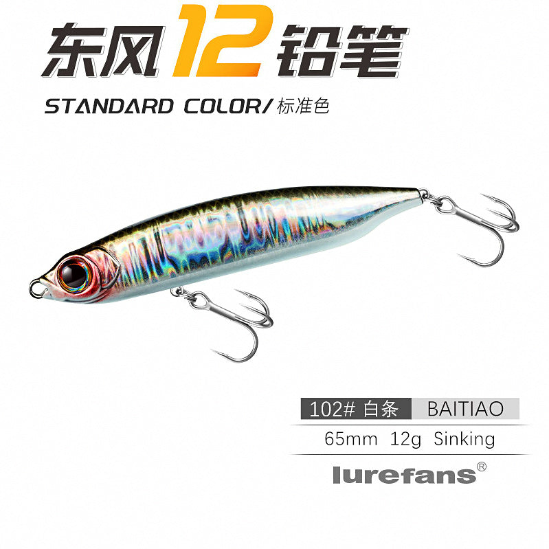 Sinking Pencil Lure, 12–28 g (0.42–0.99 oz) – option photo
