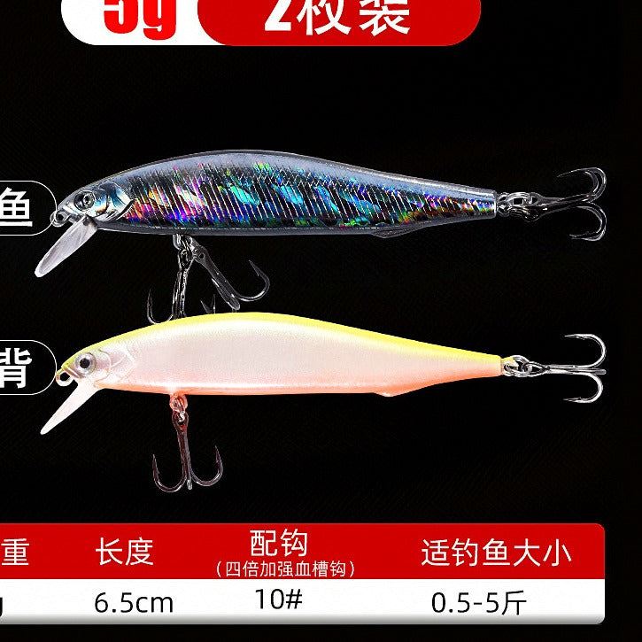 Minnow Hard Bait, Slow Sinking & Floating, 5–14 g (0.18–0.49 oz) – option photo