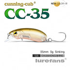 Mini Minnow Lure, Slow Sinking & Floating, 3–5 g (0.11–0.18 oz) – option photo