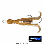 Octopus Squid Skirt Soft Lure with Hook, 9.5 cm (3.7 in), 5 g – option photo
