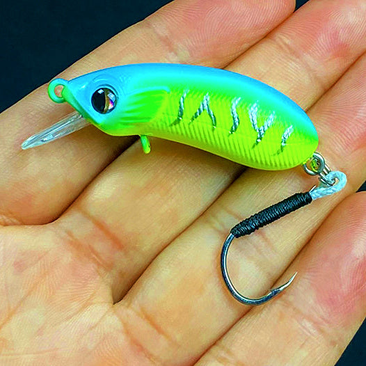 Fat Minnow Hard Bait Lure, Single or Treble Hook – option photo