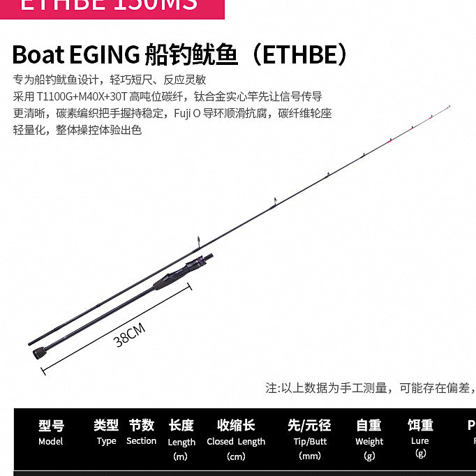 Egi Squid & Octopus Rod, Carbon, Multiple Models – option photo