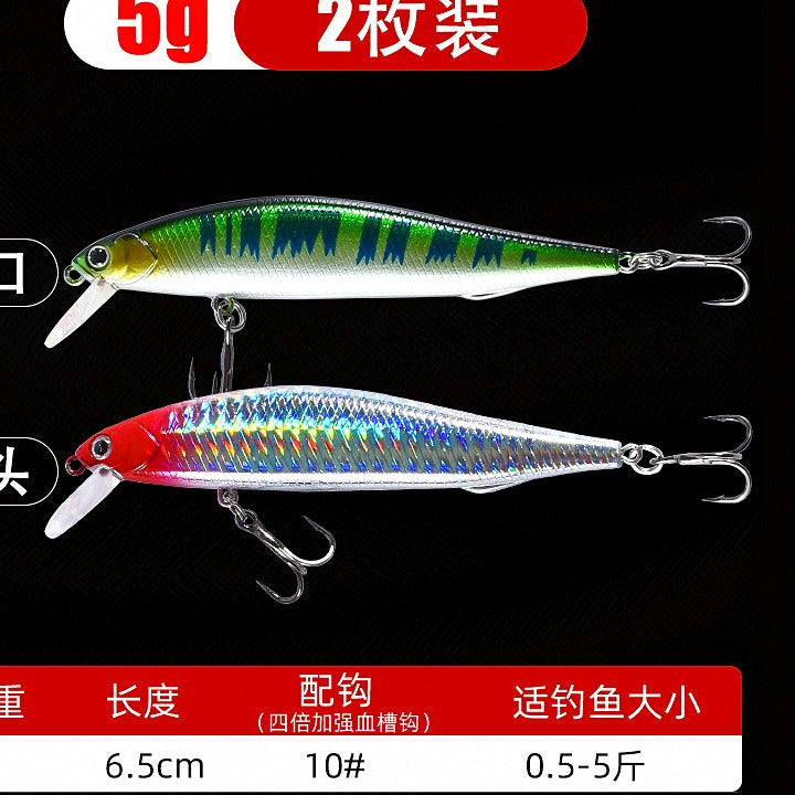 Minnow Hard Bait, Slow Sinking & Floating, 5–14 g (0.18–0.49 oz) – option photo