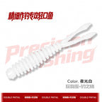 Mini Soft Plastic Worms 3–4 cm (1.2–1.6 in) with Hooks & Sinkers – option photo
