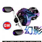 Teardrop Baitcasting Reel, 8 Bearings, Metal Spool – option photo