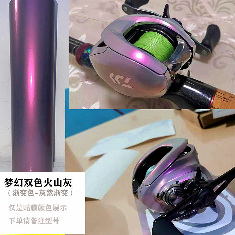 Baitcasting Reel Protective Wrap Film, Color Change Sticker – option photo
