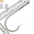 Stainless Steel Barbed Saltwater Hook, 7731SS, 5/0–20/0 – option photo