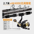 Carbon Surf Casting Rod, 4-Piece, Extra-Hard Action – option photo