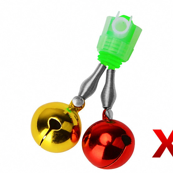 Rod Tip Bite Alarm Bells & Lights, Clip-On or Spiral – option photo