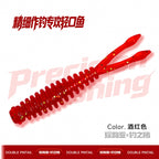 Mini Soft Plastic Worms 3–4 cm (1.2–1.6 in) with Hooks & Sinkers – option photo