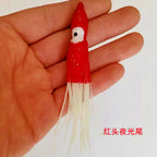 Octopus Squid Soft Lure with Double Hooks, Glow Colors – option photo