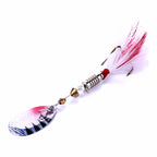 Spinner Spoon Lure with Feather Hook, 2.2–13 g (0.08–0.46 oz) – option photo