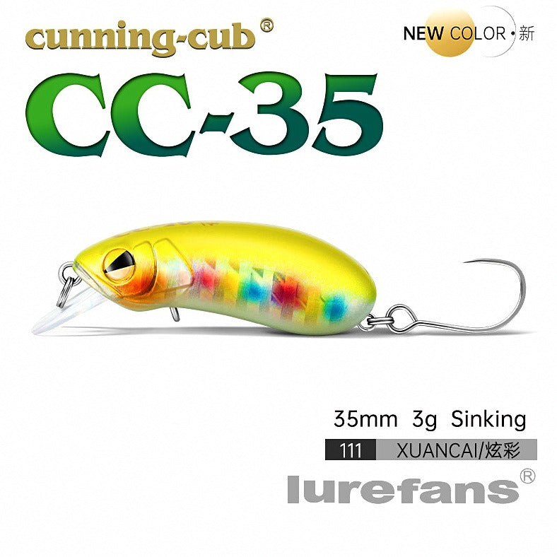 Mini Minnow Lure, Slow Sinking & Floating, 3–5 g (0.11–0.18 oz) – option photo